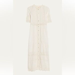 Love Schack Fancy Cream Lace Detail Blouse